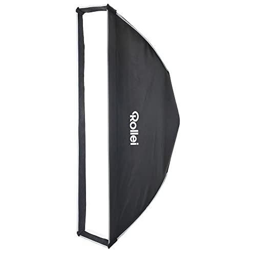 Rollei Striplight A Clic 40 Cm X 180 Cm Softbox Con Grid. Facile Da Installare Con Un Dispositivo Di Illuminazione A Scatto Ideale Per Scatti Di Moda