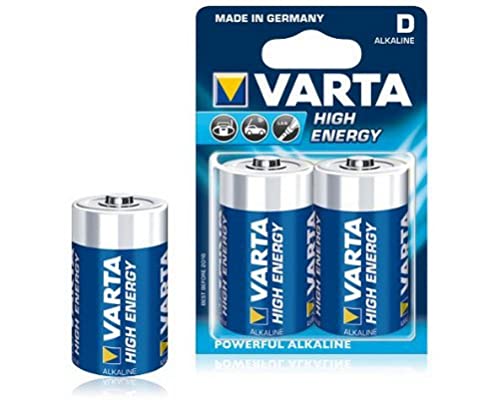 Varta Lr20 - Confezione 2 Batterie Mono D (1,5 V, 1300 Mah)