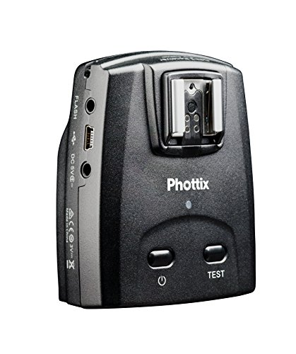 Phottix-Telecomando A Distanza Per Flash 89072 Ricevitore Telecomando Per Canon, Colore: Nero