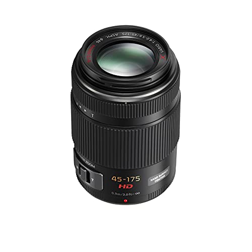 Panasonic H-Ps45175E-K Obiettivo Power Zoom, 45-175 Mm, Nero