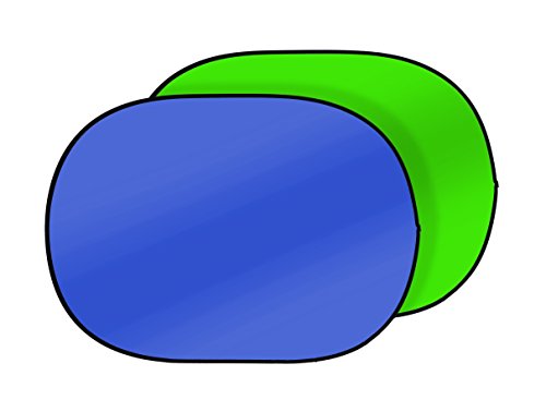 Bresser F000340 Tr-3 Fondale Pieghevole, Verde/Blu, 150 X 200 Cm