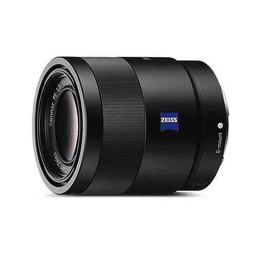 Sony Sel-55F18Z Obiettivo A Focale Fissa 55 Mm F1.8, Serie Zeiss, Mirrorless Full-Frame, Attacco E, Sel55F18Z