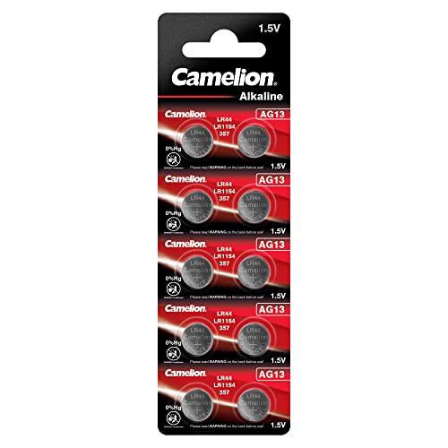 Came Lion 12051013 A Bottone Senza Mercurio Ag13/Lr44/Lr1154/357 (1,5 V, 10 Pack)