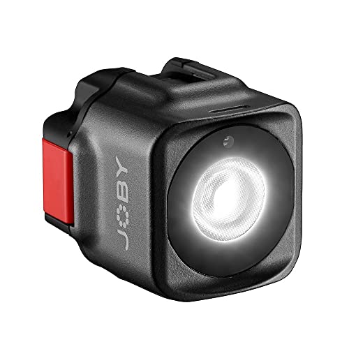 Joby Beamo Luce Led Per Smartphone E Fotocamera Mirrorless, Compatta, Ricarica Wireless, Bluetooth, Impermeabile, Per Vlogging, Fotografia, Creazione