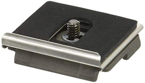 Manfrotto 200Plarch-14 Accessorio Per Testa Serie Per Fotografia Con Piastra Rettangolare 1/4" E Allineamento 90 Gradi, Grigio