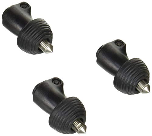 Manfrotto 439Spk2 Accessorio Per Treppiede, Serie 190, Kit 3 Piedini Reversibili Con Puntale Metallico, In Alluminio E Plastica, Nero