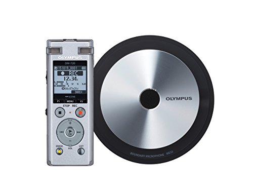 Olympus Dm 720 Dittafono Meeting E Registrazione Di Fissaggio (4 Gb Di Memoria, Usb Direct, Inclusa Batteria Ricaricabile Ni-Mh) Kleine