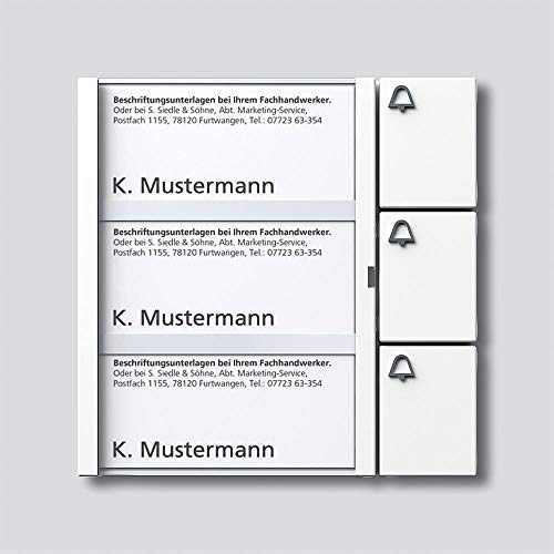 Siedle&Söhne, Furtwangen - Siedle Btm 650 035 736 - Tasti Di Chiamata Del Modulo 3