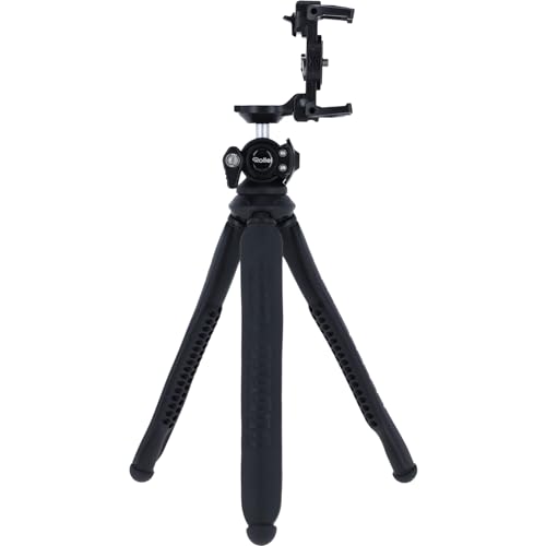 Rollei Monkey Pod 3: Mini Treppiede Versatile – Smartphone, Fotocamera, Selfie Stick – Compatibile, Flessibile, Leggero, Testa A Sfera Girevole A 360°