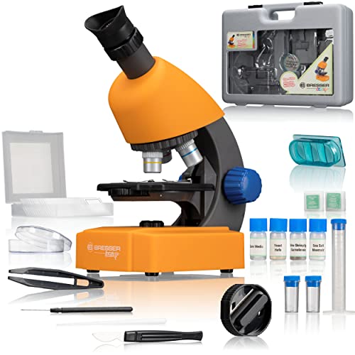 Bresser 8851310 Microscopio Junior 40 X -640 X Con Accessori E Valigetta Rigida