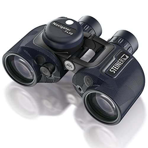 Steiner Binocolo Marino Navigator 7X50C - Bussola Stabilizzata Hd, Ottica Di Qualità Tedesca, Ponte Aperto, Impermeabile 5 M, Realizzato Per Gli Appas