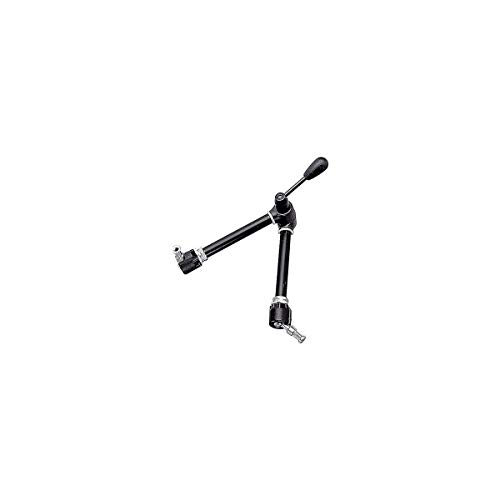 Manfrotto 143N Magic Arm Braccetto Con Frizione Variabile A Leva, In Alluminio, Nero
