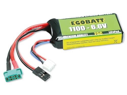 Pichler Batteria Per Modellismo (Life) 6,6 V 1100 Mah Numero Celle: 2 25 C Custodia Morbida Jr, Mpx