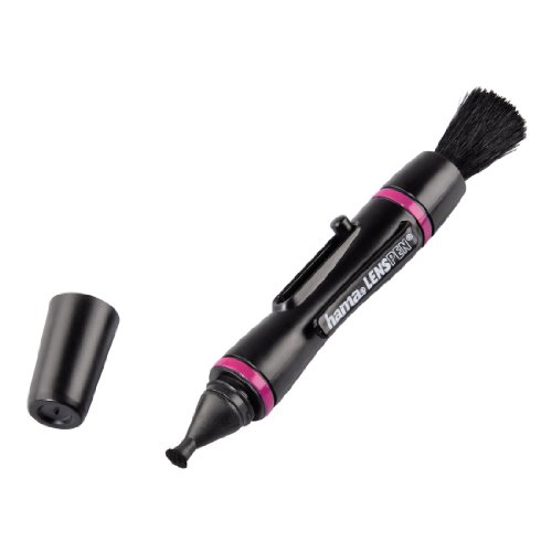 Hama - Penna Per La Pulizia Delle Lenti Micropro Ii, Per Oculare E Fotocamera Degli Smartphone, Colore: Nero