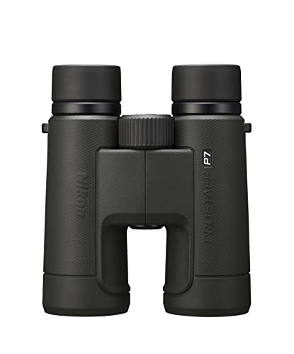 Nikon Binocolo Prostaff P7 8X42, Compatto, Leggero E Resistente, Impermeabile, Lenti E Prismi Rivestimento Multistrato, Nero
