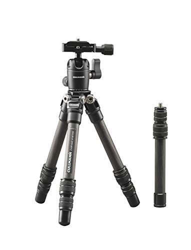 Cullmann Carvao 816Tcs Treppiede Da Viaggio In Carbonio (Max. 70, Altezza 5 Cm, Dimensione Imballo 27 Cm, Carico 4 Kg, Peso 445 G)