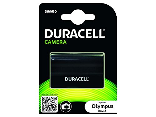 Duracell Dr9630 Batteria Per Olympus Blm-1, 7.4 V, 1400 Mah, Nero