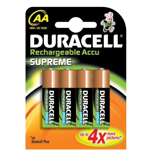 Duracell Pre Charged Rechargeable 2400 Mah Aa Batteries