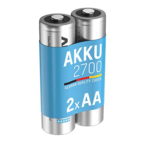 Ansmann Mignon Aa Tipo 2700Mah Batteria Ricaricabile Ad Alta Capacita 2X Mignon Aa Nimh Hr6