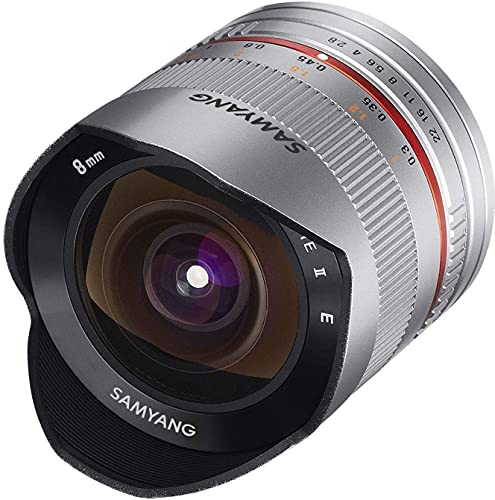 Samyang Obiettivo 8Mm F/2,8 Umc Fish-Eye Per Fuji X, Silver