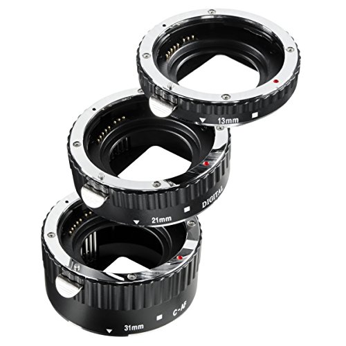 Walimex Anelli Di Prolunga Macro (31 Mm) Compatibili Con Canon, Nero