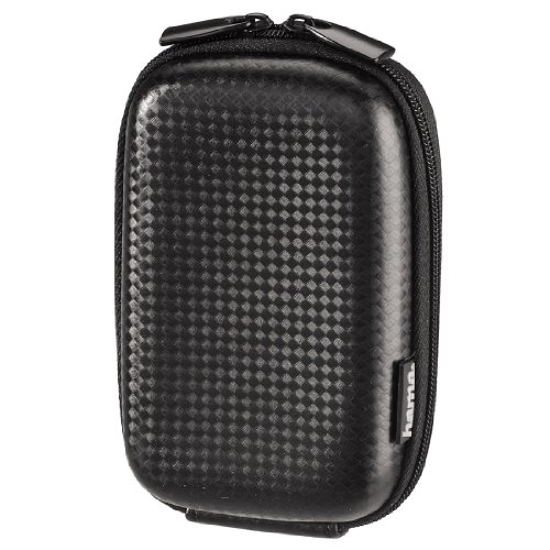 Hama Carbon Style 60 H Custodia Rigida Per Fotocamera, Colore: Nero