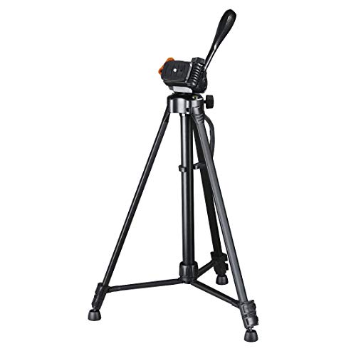 Hama - Treppiede "Gamma 153”, 58-153 Cm, Testa 3D Con Sgancio Rapido, Con Borsa Per Trasporto