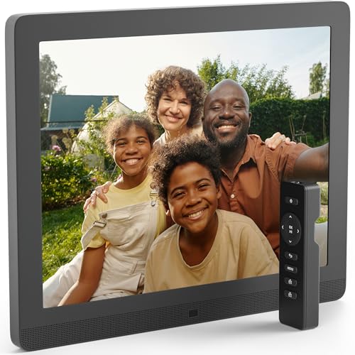 Cornice Digitale Wifi Da 15 Pollici Pix-Star Con Indirizzo E-Mail E Archiviazione Cloud Gratuita | Regalabilissima Per I Nonni | Display Ips | Sensore