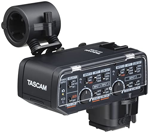 Tascam Xlr Microphone Adapter Canon Kit For Mirrorless Cameras (Ca-Xlr2D-C)