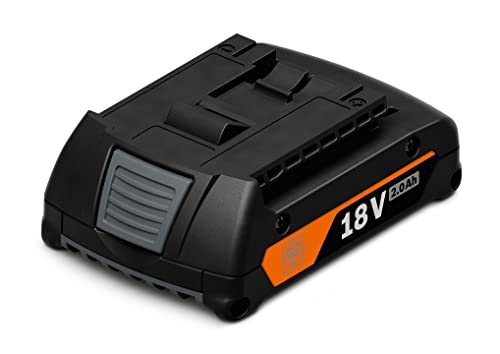 Fein Batteria Gba 18V (Capacità 2.0Ah, Batteria Compatibile Con Ampshare/Bosch Professional, Batteria Di Ricambio) 92604344020