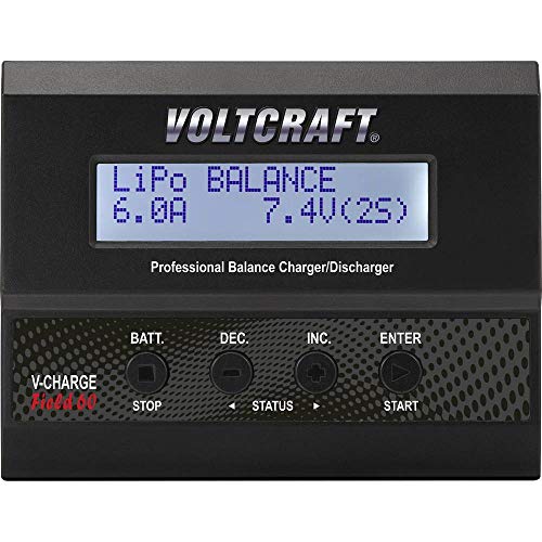 Voltcraft V-Charge 60 Dc Caricabatterie Multifunzione Per Modellismo 12 V 6 A Lipo, Liion, Lifepo, Lihv, Nicd, Nimh, Pi