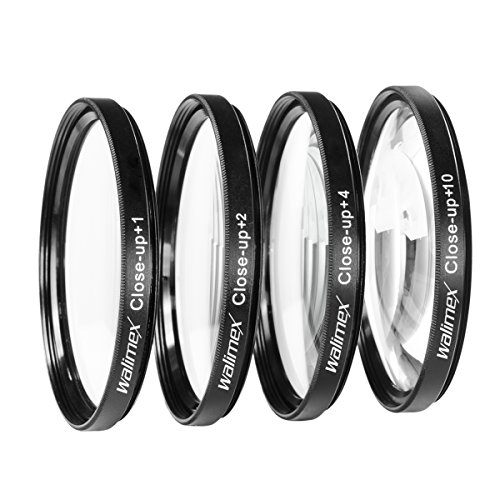 Walimex Close Up Makrolinsen-Set 58Mm Inkl. +1/+2/+4/+10 Dioptrien