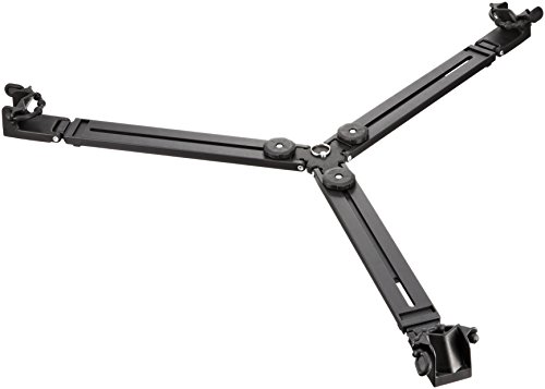 Manfrotto 165 Base A Stella Per Treppiedi Con Puntale Singolo, In Alluminio, Nero