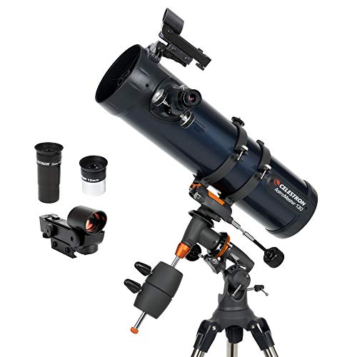 Celestron 31045 Astromaster 130Eq Telescopio Riflettore Newtoniano, Blu Scuro