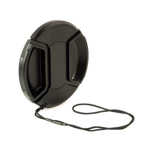 Kaiser - Copriobiettivo Snap On Con Cordoncino Di Sicurezza, 46 Mm