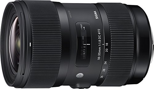 Sigma 210954 Obiettivo 18-35 Mm-F/1.8 (A) Af Dc Hsm, Attacco Canon, Nero