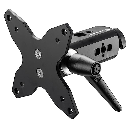 Manfrotto Tethergear Braccio Vesa Per Monitor, Vesa Mount Per Schermo O Tv, Portata Massima 30 Kg, Con Foro Filettato 3/8” E Attacco Femmina 16Mm, Com
