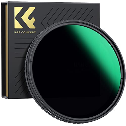 K&F Concept Nano-X 82Mm Filtro Variabile Nd8-128 (3-7 Stop) Di Vetro Ottico Con Rivestimento Nano A 28 Strati Per Obiettivi 82Mm