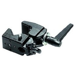 Manfrotto 035Z Morsetto Serie Super Clamp Massima Capacità Di Carico 15 Kg, In Alluminio, Nero