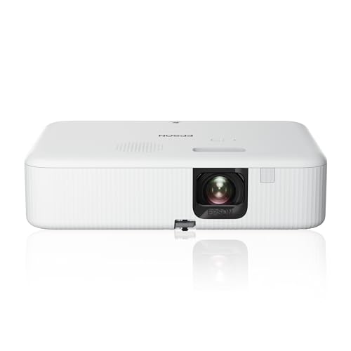 Epson Co-Fh02 Videoproiettore Full Hd 1080P 1920 X 1080, 16:9, Smart Android Tv, 3000 Lumen, Tecnologia 3Lcd, Correzione Trapezoidale, Altoparlante 5W