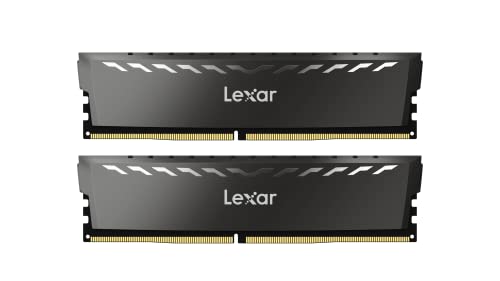 Lexar Thor Ram Ddr4 16Gb Kit (8Gb X 2) 3200 Mhz, Dram 288-Pin Udimm Pc Memoria, Xmp 2.0 Di Alte Prestazioni Per Pc/Computer, Cl16-18-18-38, 1.35V (Ld4