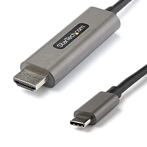 Startech.Com Cavo Adattatore Usb-C Hdmi 4K 60Hz Da 3M - Convertitore Video Type C A Hdmi Per Monitor/Display Dp 1.4 Alt Mode (Cdp2Hdmm3Mh)
