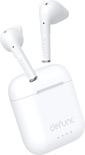 Defunc True Talk Auricolari In-Ear Wireless Con Microfono A Cancellazione Del Rumore Enc, Bluetooth 5.2, Custodia Di Ricarica Veloce, Controllo Touch,
