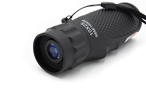 Technaxx Monoculare 10X25 Tx-176 Per Escursionismo, Caccia, Viaggi, Birdwatching, Ecc. - Accessorio Da Campeggio Compatto E Facile Da Usare