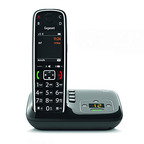 Gigaset E720A Telefono Analogico/Dect Identificatore Di Chiamata Nero