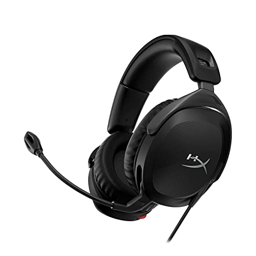Hyperx Cloud Stinger 2 Cuffie Circumaurali Leggere Con Microfono, Funzione Swivel-To-Mute, Driver Da 50 Mm, Compatibilità Con Pc, Nero, Taglia Unica