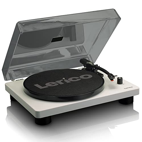 Giradischi Lenco Ls-50 Con Porta Usb, In Alloggiamento Di Legno Con Altoparlanti Integrati E Amplificatore Integrato, 2 X 3 Watt
