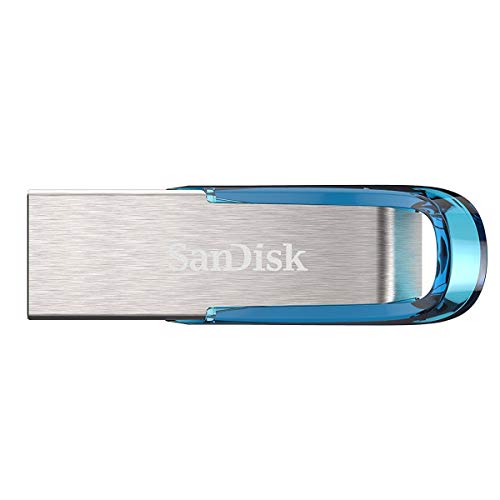 Sandisk Ultra Flair Unità Flash Usb 3.0 Da 32 Gb, Con Rivestimento In Metallo Resistente Ed Elegante E Velocità Di Lettura Fino A 150 Mb/S, Blu
