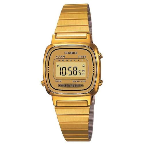 Casio Orologio Digitale Donna Con Cinturino In Acciaio Inox La670Wega-9Ef