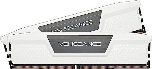 Corsair Vengeance Ddr5 Ram 32Gb (2X16Gb) 6400Mhz Cl32 Intel Xmp Compatibile Icue Memoria Per Computer - Bianco (Cmk32Gx5M2B6400C32W)